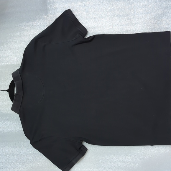 Men's Calvin Klein Liquid Touch Black Short Sleeve Polo Size Medium - Picture 2 of 5